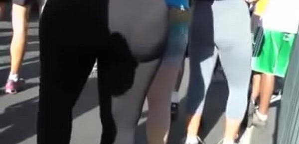  Candid booty spandex